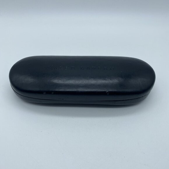 Ralph Lauren Polo Black Clamshell Glasses Sunglasses Hard Case 6.25 x 2.5 x 1 - Picture 6 of 8